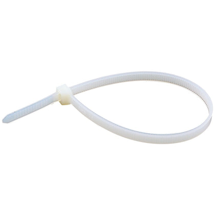 Axis Self-locking Nylon Cable Ties 100 Pk (8" Clear 4.8 Mm 50lb-tensile Strength)