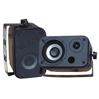 Pyle Pro 3.5'' Indoor And Outdoor Waterproof Speakers (black)