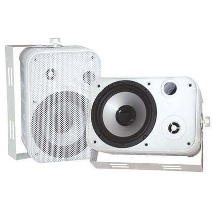 Pyle Pro 6.5" Indoor And Outdoor Waterproof Speakers (white)