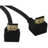 Tripp Lite Ultra Hd Right-angle High-speed Hdmi Gold Cable 6ft