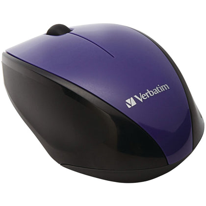 Verbatim Wireless Multi-trac Blue Led Optical Mouse (purple)