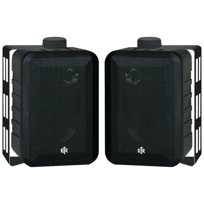 Bic America 4" Rtr Series 3-way Indoor And Outdoor Speakers (black)