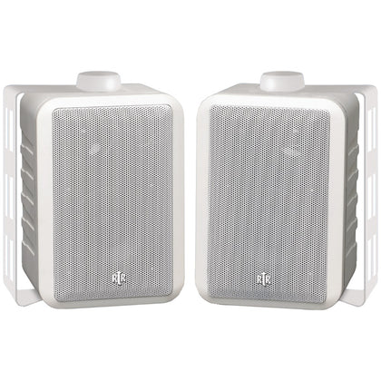 Bic America 4" Rtr Series Indoor And Outdoor 3-way Speakers (white)