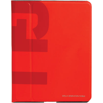 Golla Ipad With Retina Display And Ipad 3rd Gen And Ipad 2 Slim Folder (jerome; Red)