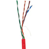 Vericom Cat-5e Utp Solid Riser Cmr Cable 1000ft (red)