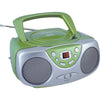 Sylvania Portable Cd Boom Box With Am And Fm Radio (green)