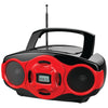 Naxa Portable Cd And Mp3 Mini Boom Boxes & Usb Player (red)