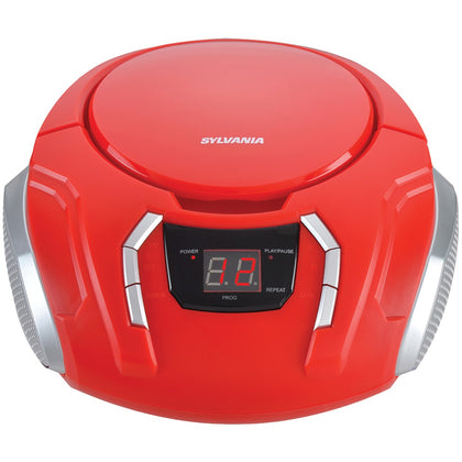 Sylvania Portable Cd Players With Am And Fm Radio (red)