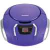 Sylvania Portable Cd Players With Am And Fm Radio (purple)