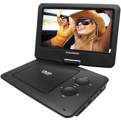 Sylvania 9" Portable Dvd Players With 5-hour Battery (black)