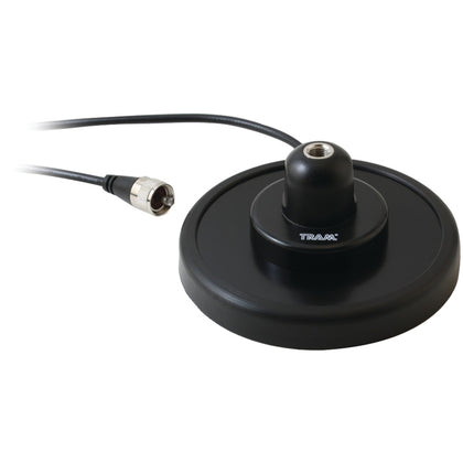 Tram Cb 5" Magnet Mount Antenna Steel Housing With Rubber Boot 17ft Coaxial Cable (black)