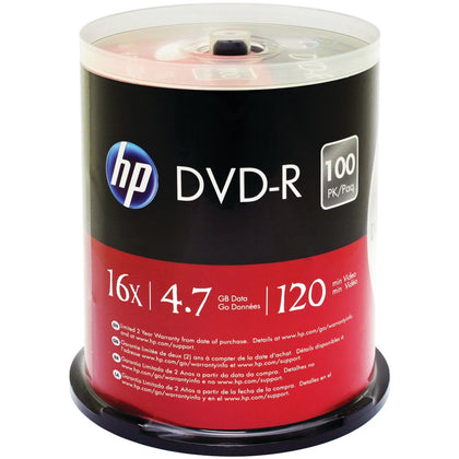 Hp 4.7gb Dvd-rs 100-ct Spindle