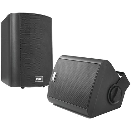 Pyle Home 5.25" Indoor And Outdoor Wall-mount Bluetooth Speaker System (black)