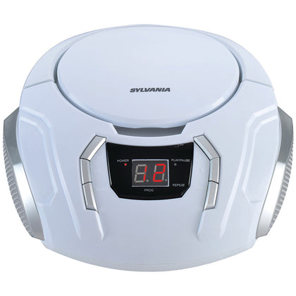 Sylvania Portable Cd Player With Am And Fm Radio (white)