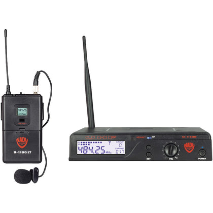 Nady Uhf 100-channel Wireless Lavalier Handheld Microphone System
