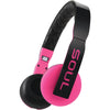 Soul Loop On-ear Headphones With Microphone (pink And Black)