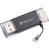 Verbatim Istore &#039;n&#039; Go Usb 3.0 Flash Drive With Lightning Connector (64gb)