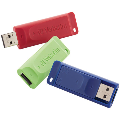 Verbatim 4gb Store 'n' Go Usb Flash Drives 3 Pk