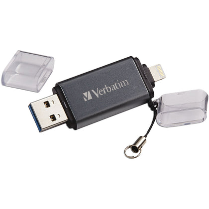 Verbatim Istore 'n' Go Usb 3.0 Flash Drive With Lightning Connector (32gb)