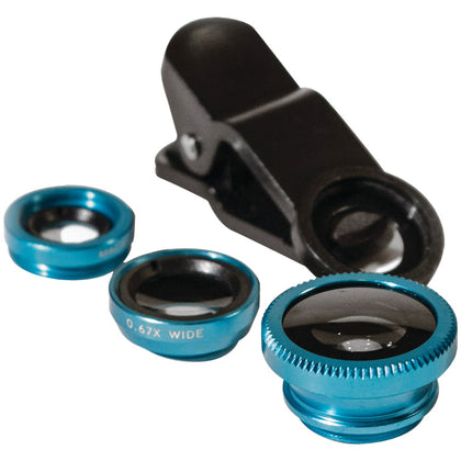 Poser Snap Mobile 3-in-1 Clip Photo Lens Set