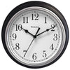 Westclox 9&#34; Decorative Wall Clock (black)