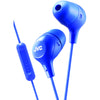 Jvc Marshmallow Inner-ear Headphones With Microphone (blue)