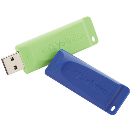 Verbatim 64gb Store 'n' Go Usb Flash Drive 2 Pk