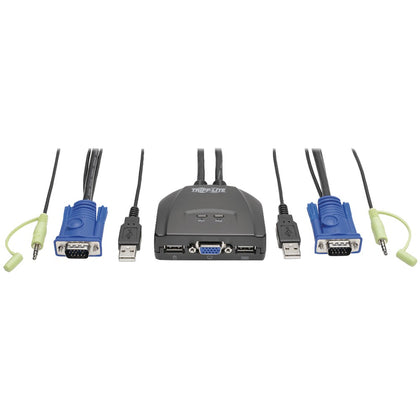 Tripp Lite 2-port Usb And Vga Cable Kvm Switch