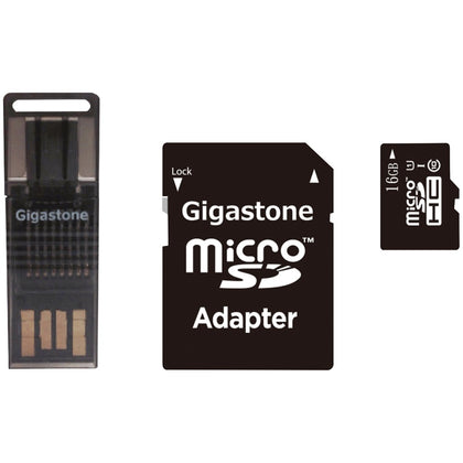 Gigastone Prime Series Microsd Card 4-in-1 Kit (16gb)