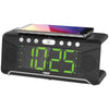 Naxa Dual Alarm Clock With Qi Wireless Charging (1.8&#34; Jumbo Display)