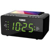 Naxa Dual Alarm Clock With Qi Wireless Charging (1.2&#34; Large Display)