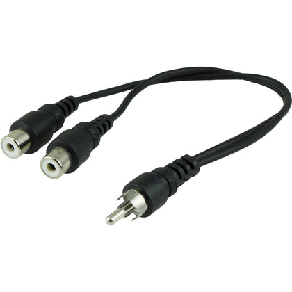 Ge Audio Y-adapter 6&#34; (1 Male Rca To 2 Male Rca&#039;s)