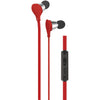 At&t Jive Noise-isolating Earbuds With Microphone & Volume Control (red)