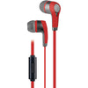 At&t Pe10 In-ear Stereo Earbuds With Microphone (red)