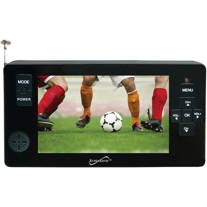 Supersonic 4.3" Portable Digital Led Tv With Usb & Microsd Card Inputs