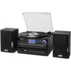 Jensen 3-speed Stereo Turntable Cd Recording System With Cassette Player Am And Fm Stereo Radio & Mp3 Encoding