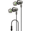 At&t E10 Metallic In-ear Stereo Earbuds With Microphone (black)