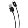 Iessentials Charge & Sync Braided Usb-c To Usb-a Cable 6ft (black)