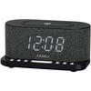 Jensen Dual Alarm Clock Radio With Wireless Qi Charging