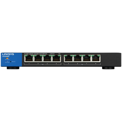 Linksys 180-watt Poe+ Smart 8 Port Gigabit Network Switch