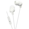 Jvc In-ear Headphones With Microphone (white)