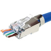 Ideal Shielded Feed-thru Cat6a And 6 And 5e Modular Plugs 25-pack