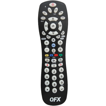 Qfx 6-in-1 Universal Remote With Glow-in-the-dark Buttons