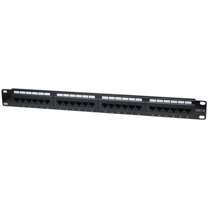Intellinet Cat-6 Utp Patch Panel 24 Port 1u